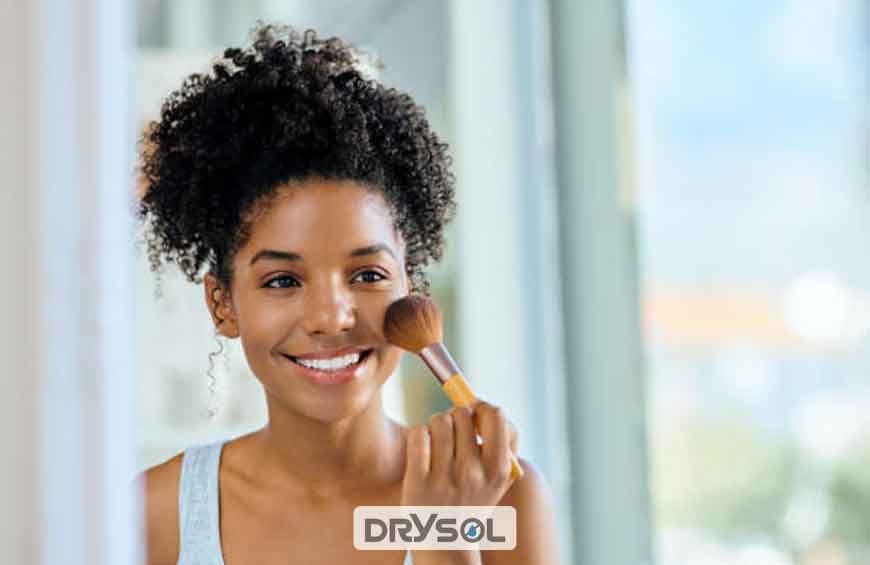 جلوگیری از ریختن آرایش با تعریق صورت